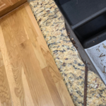 Granite Crack Rod Removal. Gluing & Polishing.