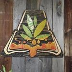 Handmade Wooden Company Sign