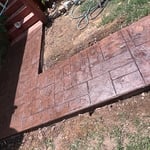Stamp with boarder