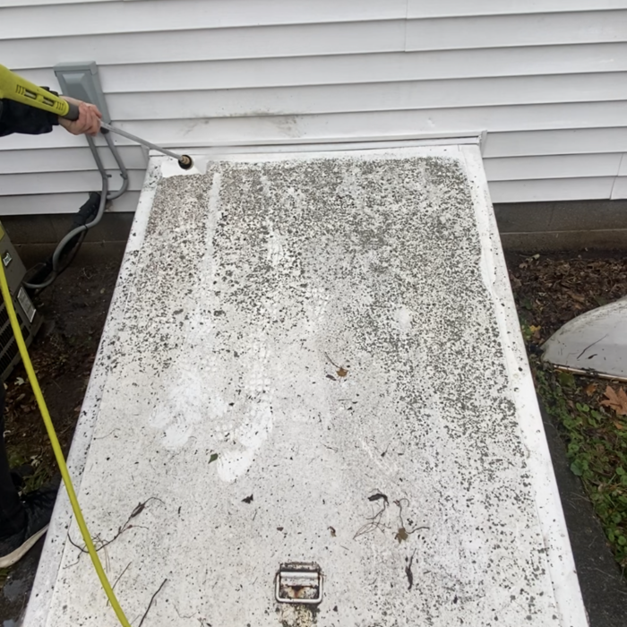Pressure washing