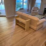Living room with LVP