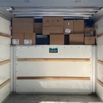 Beginning stage of one of the truck the moms attic!! We go in with small boxes to get the list out of the space .
(Ex: fine China, fragile boxes)
