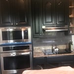 Cabinets painted