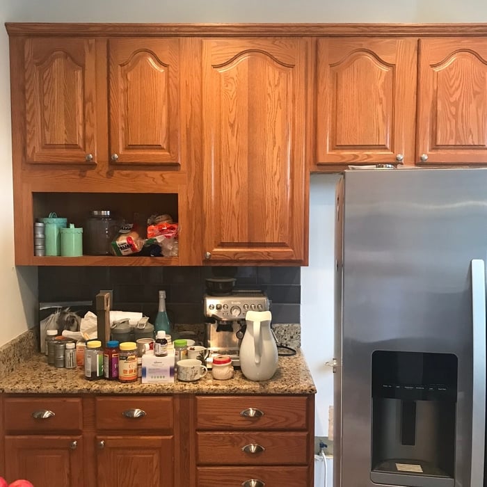 Cabinets painted