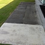 Cleaned a small patio