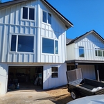 James Hardie Board & Batten in Arctic White