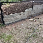 After retaining wall and a whole lot of hard work!