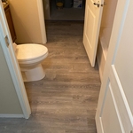Laundry to bathroom