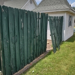 Old fence falling apart