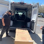 We use a pro master tall van to transport items under 4,000 lbs