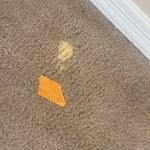 Bleached spot repair caused by pool chemical