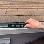 Just making sure the gutters are draining towards the downspout