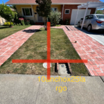 Rock, Sod, Irrigation installation