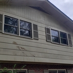 Before picture of the front of the house