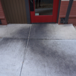 Here is a before picture of the entrance.