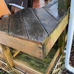 Deck pressure washing