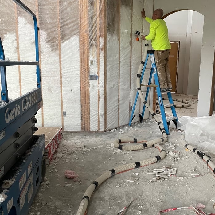 Net and below insulation