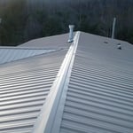 Install new 22 gauge metal roofing 4800 ft residential home Tri-Cities contractors 423-791-8041