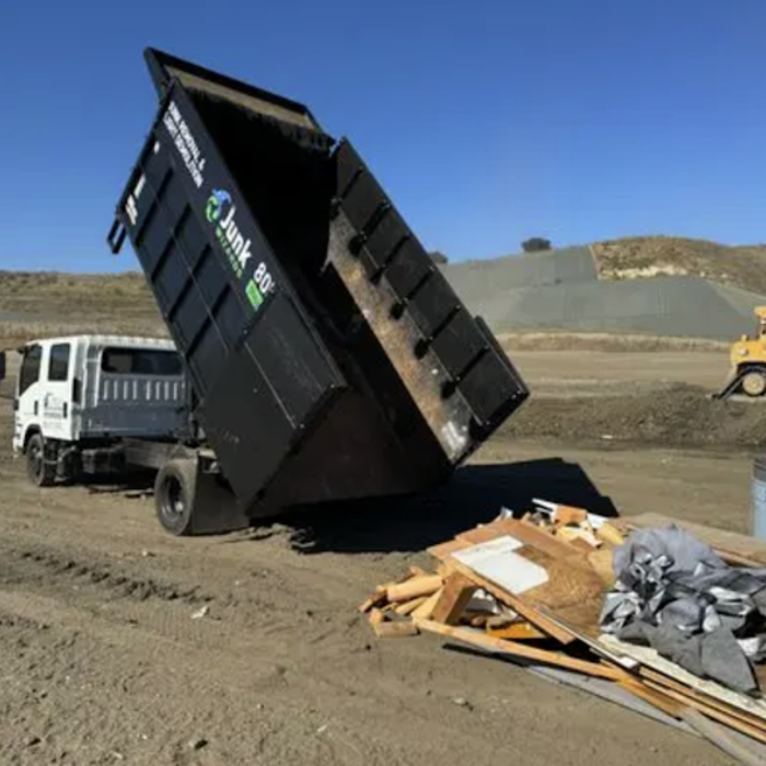 At the dump