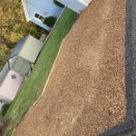 Pea Gravel Parking Spot with walkway