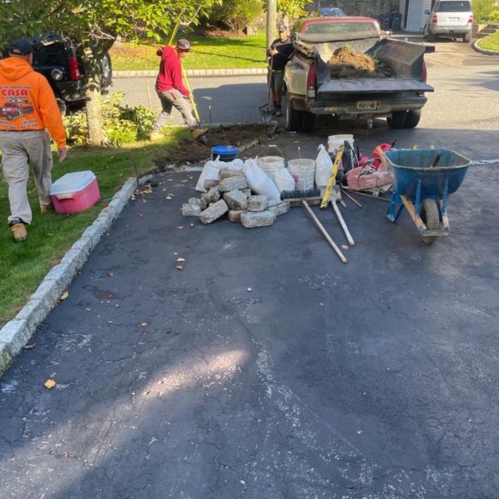 Driveway installation