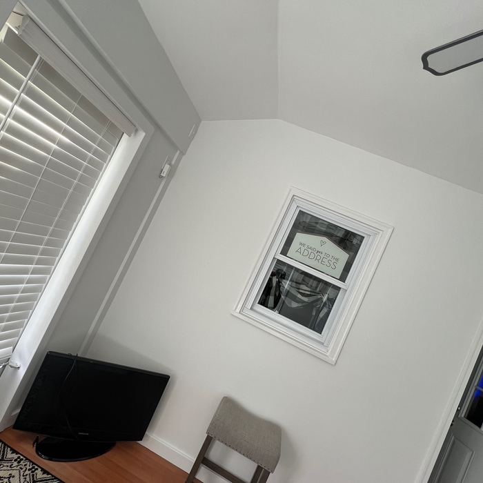 Sunroom white eggshell