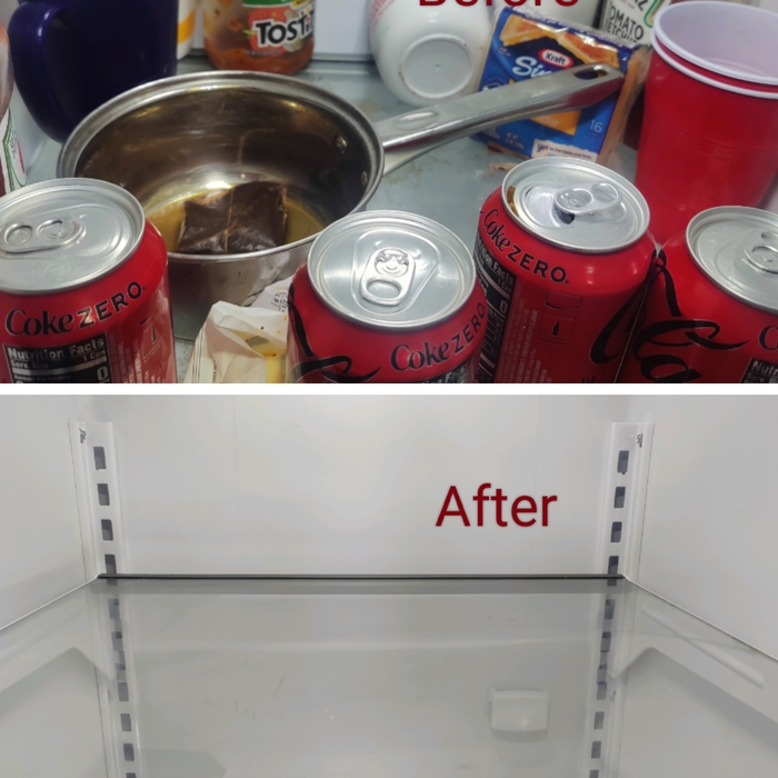 Refrigerator deep cleaning