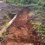 Trenching and grading