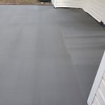 Concrete patio install