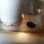 TIG Weld Harvester Gas Tank