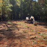 Lot is cleared and ready to be graded.