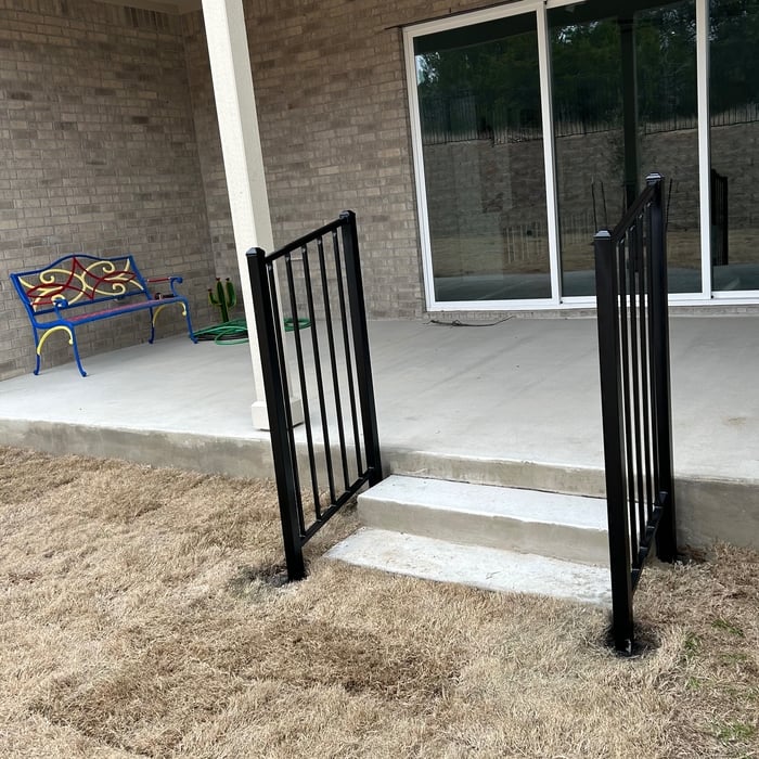 Iron hand rail