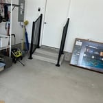Iron hand rail