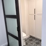 Barn door and some extra storage for this new remodel master B