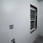 After new drywall was finished