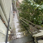 Deck stair replacement
