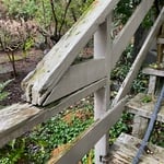 Deck stair replacement