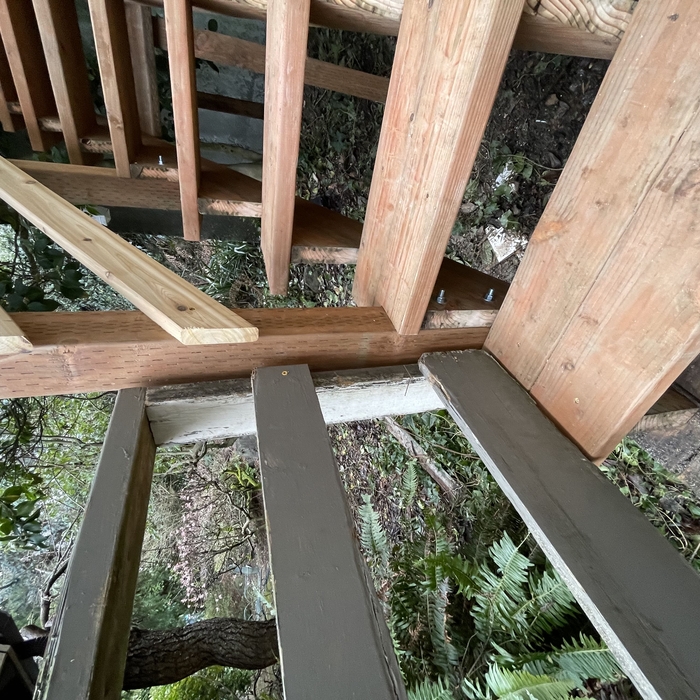 Deck stair replacement