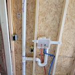 Washer box and vent rough in