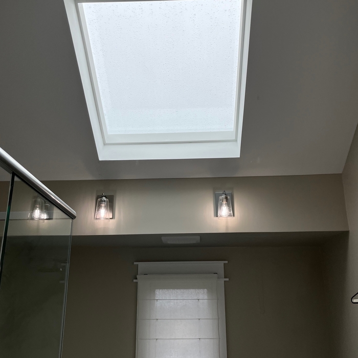 Interior of skylight