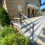 Entryway into church; completely rebuilt