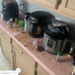 Counter space before