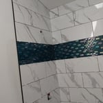 Tile shower surround