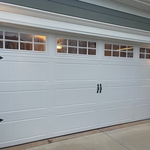 Brand new residential garage door and motor install.