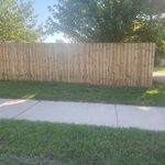 Outside of fence