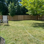 Inside of fence