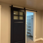 Closet and bedroom painting and baseboards install