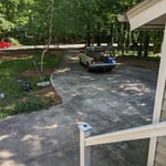 Pressure Washing driveway