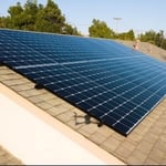 Solar Panel System installed on one of our clients properties.