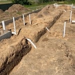 Completed sewer for home